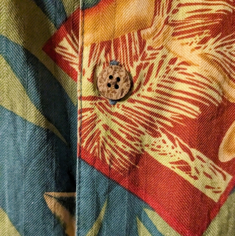 Banana Cabana Martini Time Button Down - Picture 5 of 6